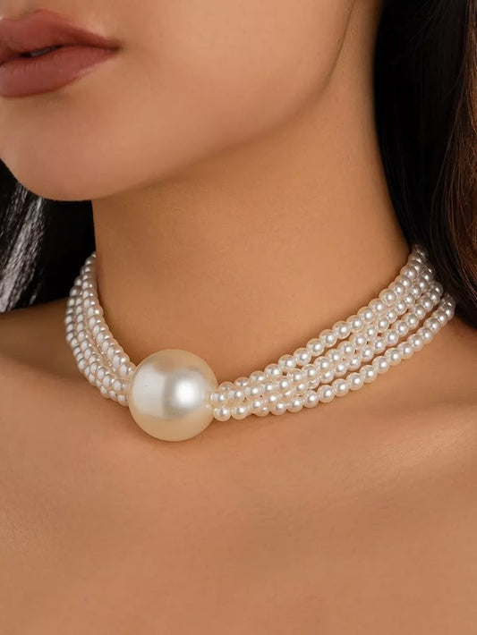 Baroque Pearl Elegance Necklace