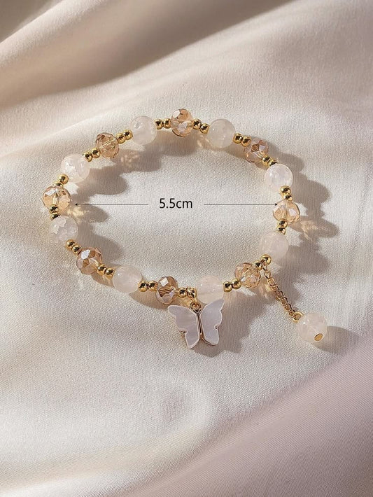 Butterfly pearl Bracelet